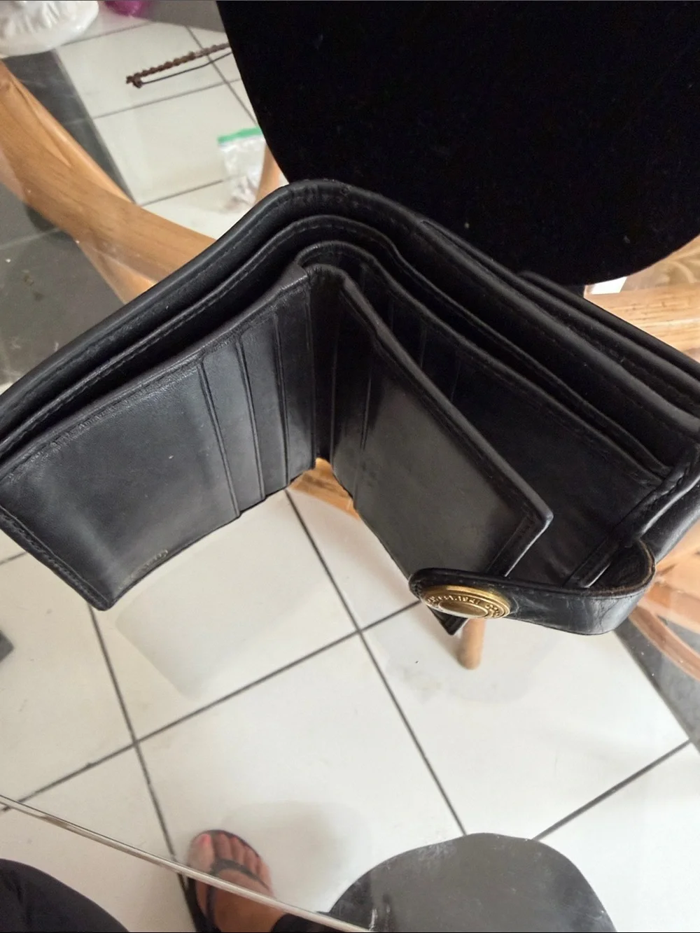 Coach compact bifold